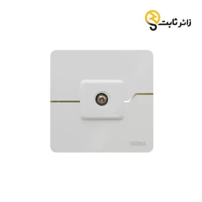 پریز ماهواره سفید T2 ویرا الکتریک