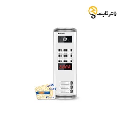 پنل آیفون تصویری 3 واحدی کارتی تکنما
