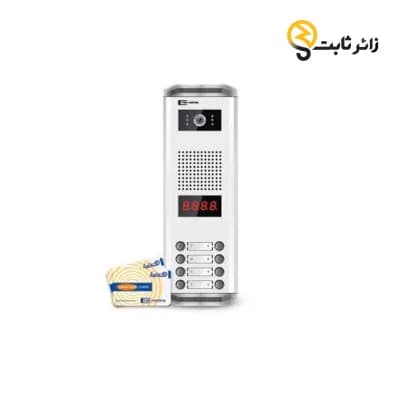 پنل آیفون تصویری 8واحدی کارتی تکنما